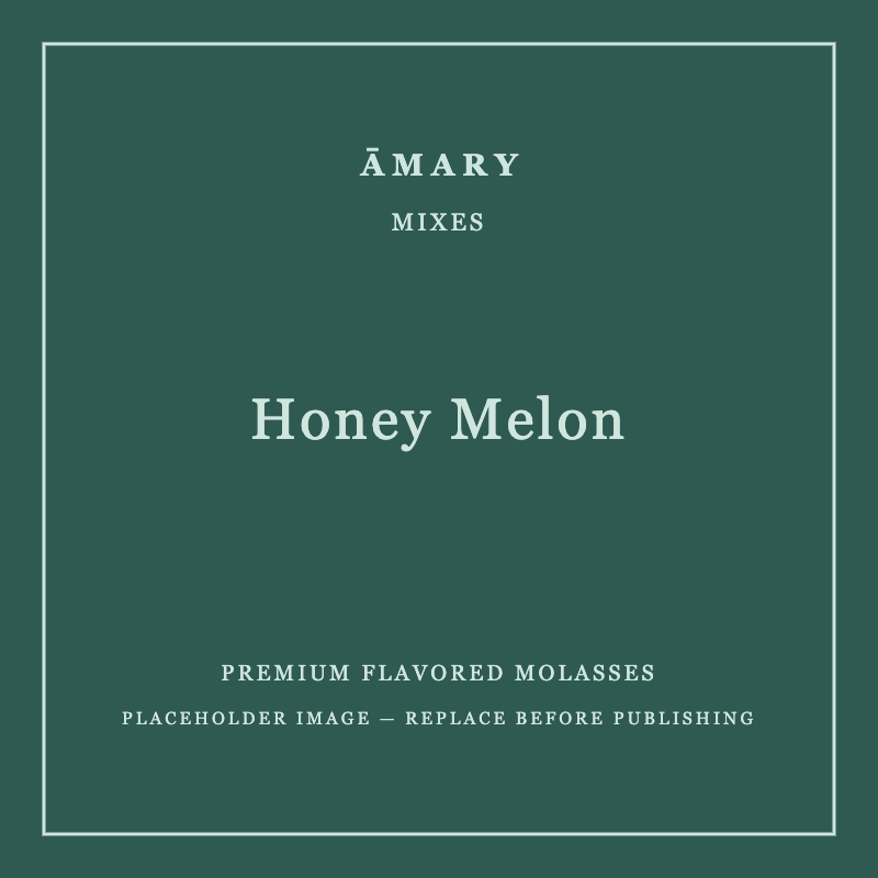 ĀMARY Honey Melon flavored molasses packaging