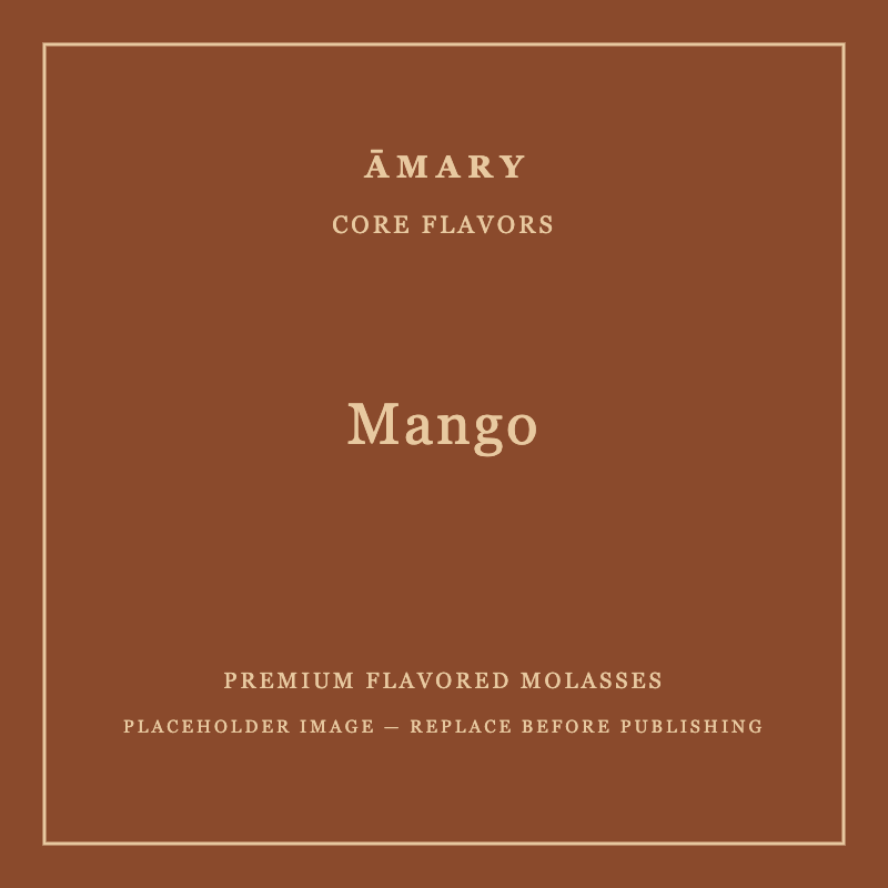 ĀMARY Mango flavored molasses packaging
