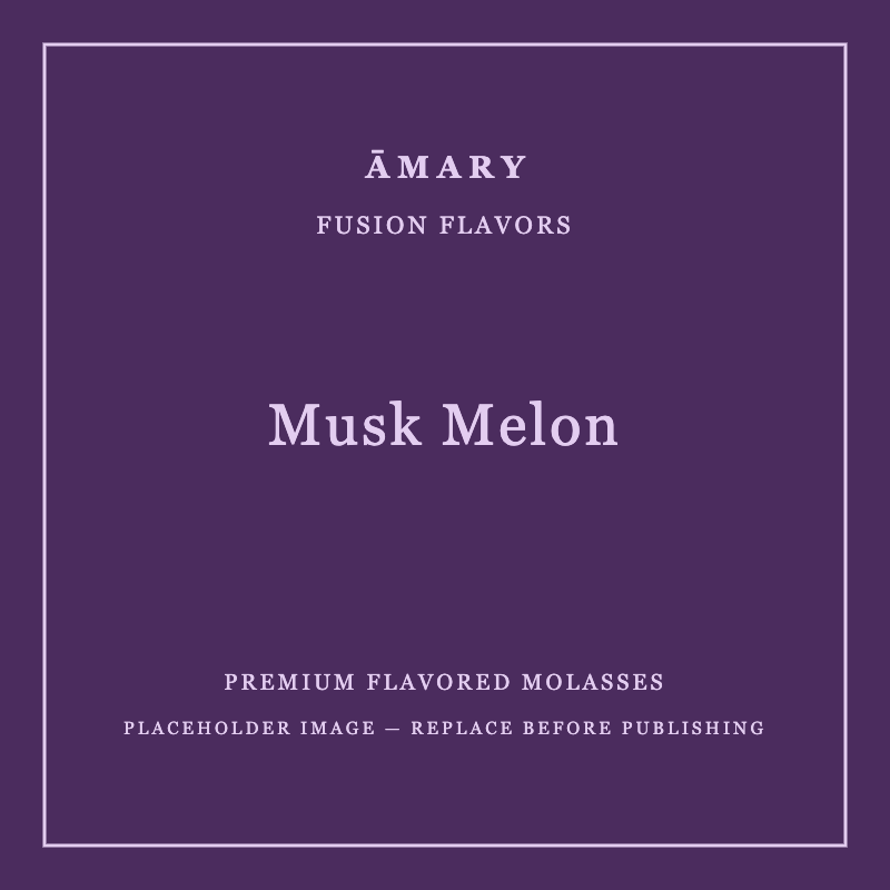 ĀMARY Musk Melon flavored molasses packaging