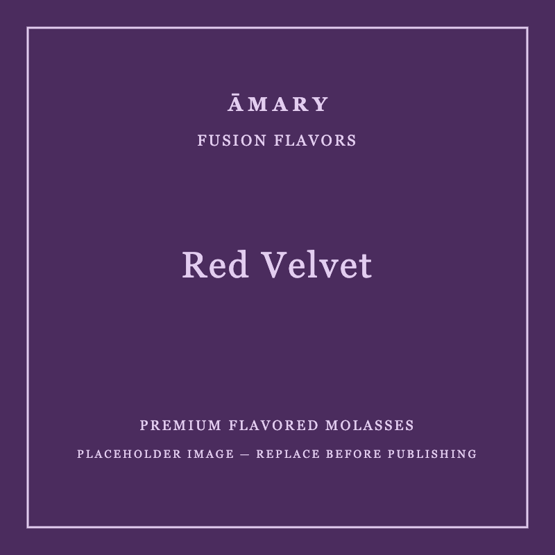 ĀMARY Red Velvet flavored molasses packaging