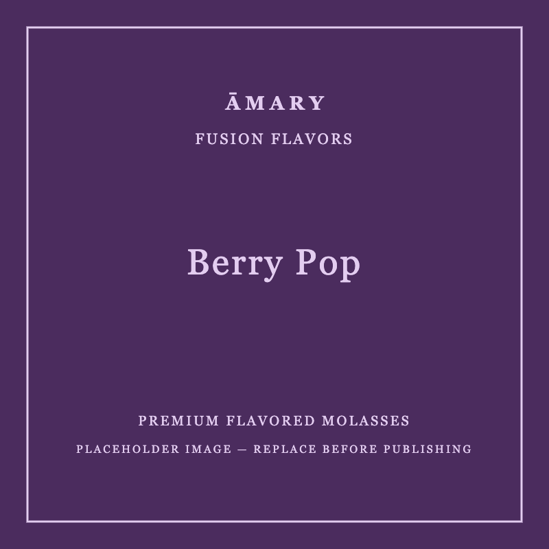 ĀMARY Berry Pop flavored molasses packaging