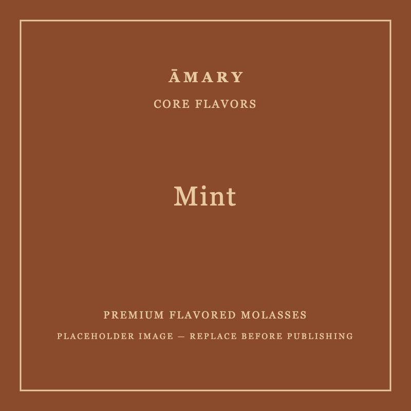 ĀMARY Mint flavored molasses packaging