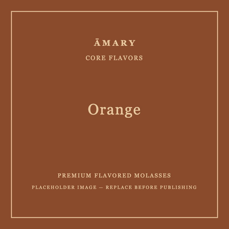 ĀMARY Orange flavored molasses packaging