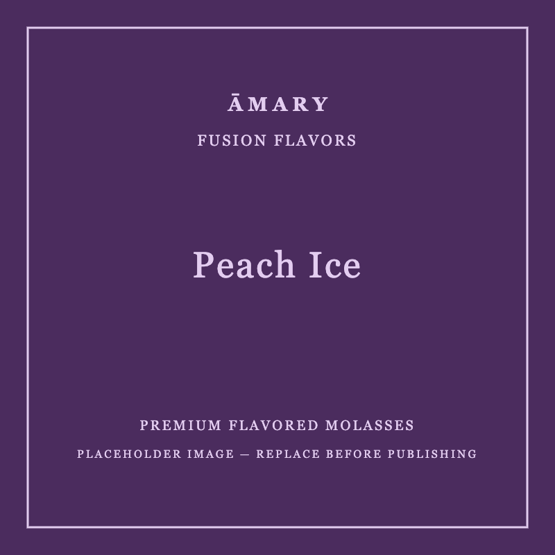 ĀMARY Peach Ice flavored molasses packaging