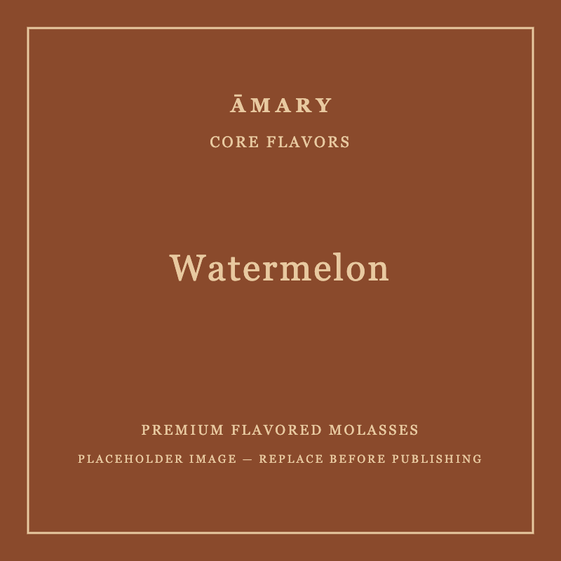 ĀMARY Watermelon flavored molasses packaging